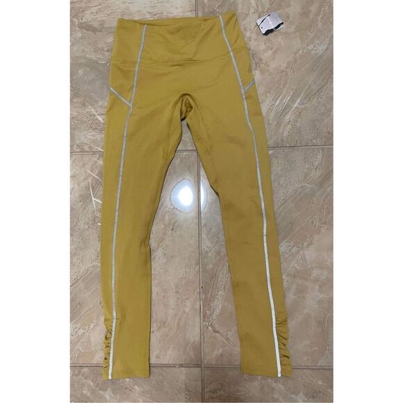 Free People Mustard Leggings Size XS - Picture 1 of 4